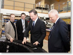 Prime Minister David Cameron visits Certikin International
